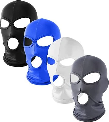 Nuevo 3 Agujeros Máscara Facial Completa Exterior Gorra Pasamontañas Capucha Gorro Delgado Táctico Sombrero EE. UU. Foto 1 de 4