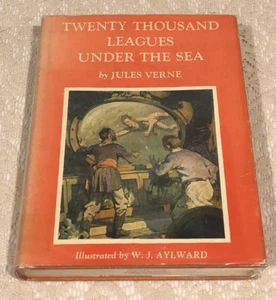 TWENTY THOUSAND LEAGUES UNDER THE SEA by Jules Verne,1953 HC/DJ Aylward Illustr. - Bild 1 von 18