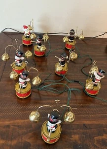 1992 Santa’s Marching Band ~ Mr. Christmas Mice schwarze Hüte * funktioniert super * lesen * - Bild 1 von 12