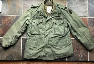 Chaqueta de campo vintage años 80 US Army RANGER clima frío, con forro.alfa.grande - Imagen 1 de 14