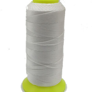 One Spool White Nylon Beading Weaving Sewing Thread Cord String 210D/12,9,6,3