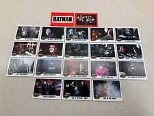 Vintage DC Comics 1989 Batman Stickers/Cards! 20 Cards Total!