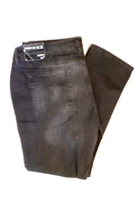 Alfani Herren Stretch Denim Jeans gerade Beine schwarz - Größe 38x32 UVP $ 60 - Bild 1 von 3