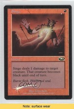 2001 Magic: The Gathering - Planeshift Foil Akoum Battlesinger Singe READ 0a1