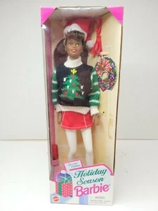 1996 temporada navideña Barbie #15584, afroamericana, Mattel, edición especial - Imagen 1 de 6