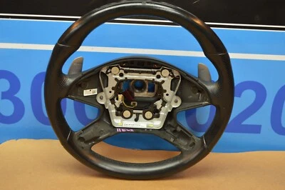 2011 W212 MERCEDES E63 AMG SPORT BLACK LEATHER STEER WHEEL PEDAL SHIFT - Image 1 of 4