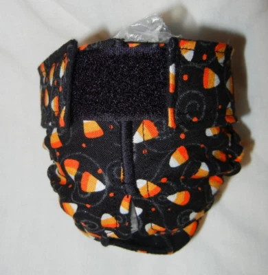 Female Dog Puppy Pet Diaper Washable Pantie Sanitary Underwear CANDY CORN  SMALL - Image 1 of 4
