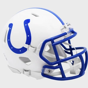 Mini casco de fútbol americano INDIANAPOLIS COLTS NFL Riddell velocidad retroceso - Imagen 1 de 3