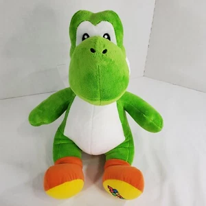 Build A Bear Green Yoshi Super Mario Plush Stuffed Animal Toy BAB Video Game - Picture 1 of 12