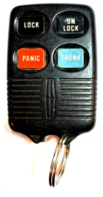 ПРОВЕРЕННЫЙ OEM бесключевой пульт дистанционного управления Lincoln логотип 1993-1996 Mark VIII FOB 3165189 GQ43VT4T - Изображение 1 из 4