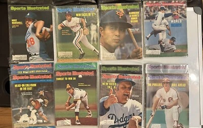 Lot of 12 1970s Sports Illustrated magazines Carew Lasorda Sadaharu Luzinski - Image 1 of 4