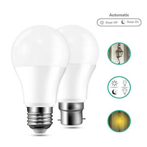 E27 B22 LED Sensor Bulb Lamp 10W 15W Dusk To Dawn Lamp Lights Indoor Outdoor