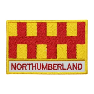 Northumberland County Flagge Aufnäher Aufbügeln Aufnähen Abzeichen bestickt Aufnäher - Bild 1 von 1