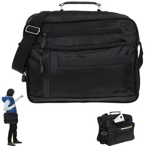 Herrentasche Flugbegleiter Elephant Mailand Tasche Bag Männer 3714 Schwarz +e - Bild 1 von 12