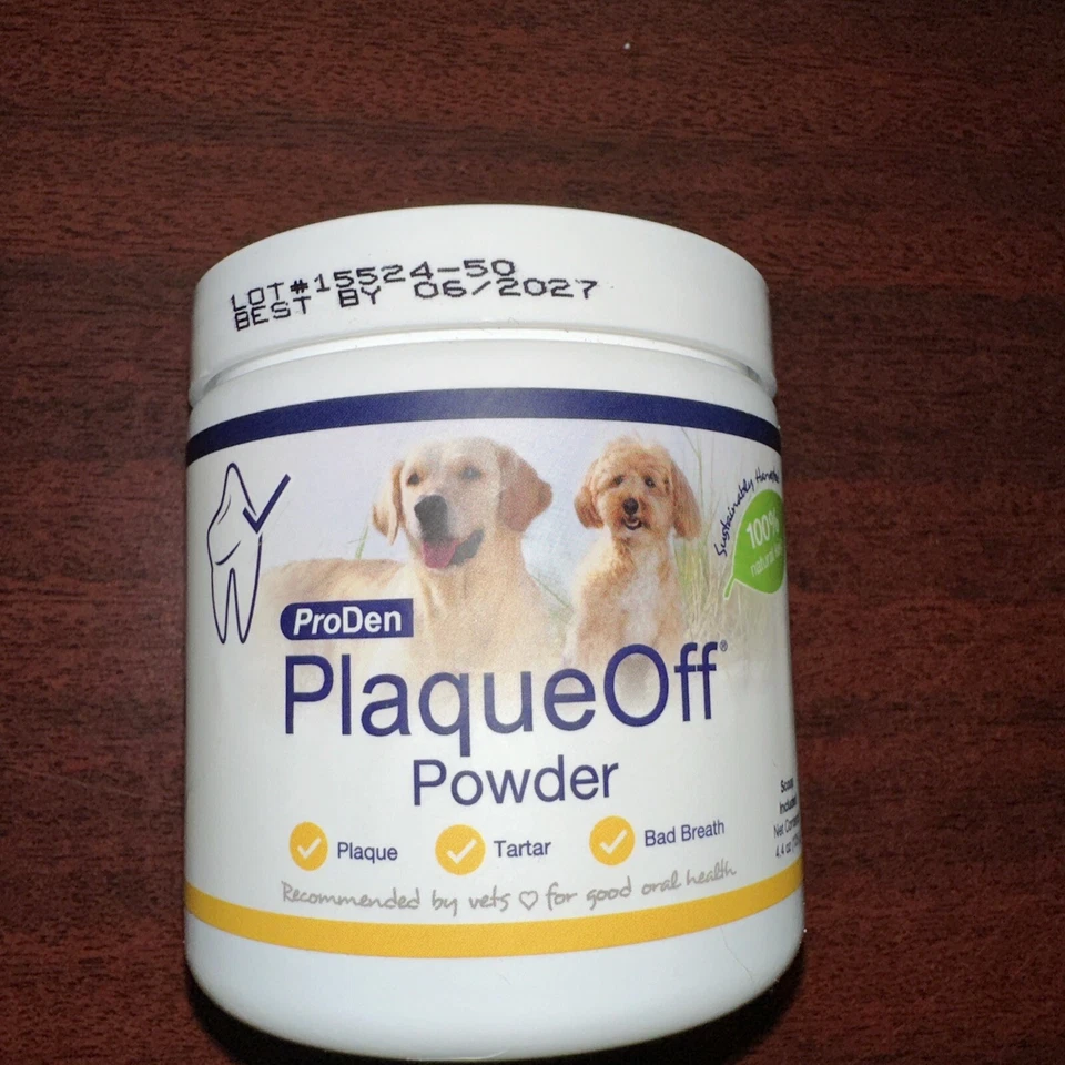 Polvo ProDen PlaqueOff higiene dental 4,4 oz 2/2028 Foto 1 de 1