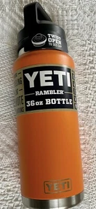 Yeti KING CRAB ORANGE 36 oz Rambler Bottle LIMITED EDITION Chug Cap Lid 36 oz - Picture 1 of 1