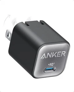 Anker 30W USB C GaN Charger Nano 3 Foldable PPS Fast Adapter phones or tablets - Picture 1 of 9