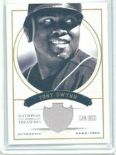 2012 Panini National Treasures Tony Gwynn Jersey #'ed 44/99