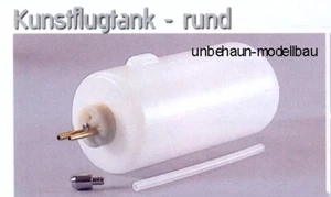 Kunstflugtank Rund 240ml Tank Methanol Modellbausprit Kraftstofftank NEU - Bild 1 von 1