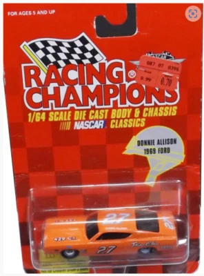 Donnie Allison 1969 Ford 1/64 NASCAR diecast Racing Champions Legends (1997) - Imagem 1 de 4