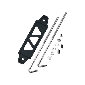 Black JDM Aluminum Battery Hold Tie Down Kit for 94-01 Acura Integra DC2 - Picture 1 of 4