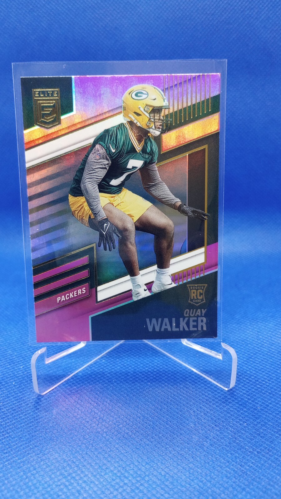 2022 Donruss Elite Football Pink #186 Quay Walker - Green Bay Packers
