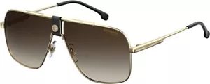 Occhiali da sole uomo Carrera 1018/S 0J5G HA lenti sfumate oro/marrone 63 mm - Foto 1 di 5