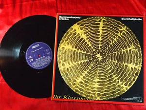 KOMMUNIKATIONSBRÜCKE: DIE SCHALLPLATTE SONOPRESS WERBEPLATTE SCHALLPLATTENFABRIK - Bild 1 von 5