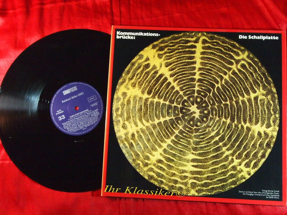 KOMMUNIKATIONSBRÜCKE: DIE SCHALLPLATTE SONOPRESS WERBEPLATTE SCHALLPLATTENFABRIK - Bild 1 von 4