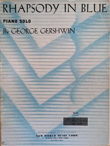 "Rhapsody in Blue" piano solo sheet music, 1927 - Picture 1 of 2