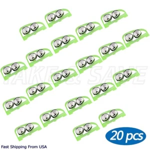 20 Pcs Arched Fishing Bells, Bite Bait Alarm for Rod, Alert Ring Bell / 20 Pack - Picture 1 of 7