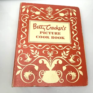 VINTAGE 50er JAHRE BETTY CROCKER'S BILD KOCHBUCHMAPPE - ERSTAUSGABE B-1 - Bild 1 von 10