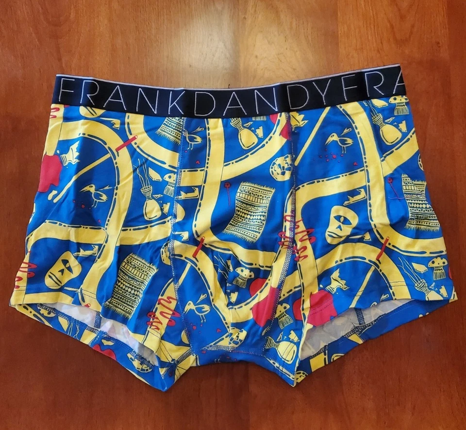 Frank Dandy Men's Blue Random Trunks Briefs 2XL NWT - Image 1 of 1