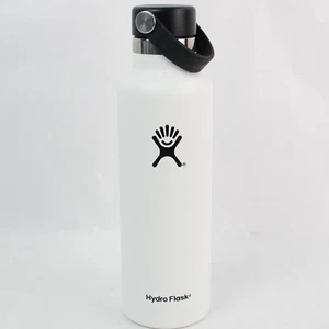 Botella De Acero Inoxidable Aislada Hydro Flask De 21 Oz Blanca - Buen Estado - Imagen 1 de 5