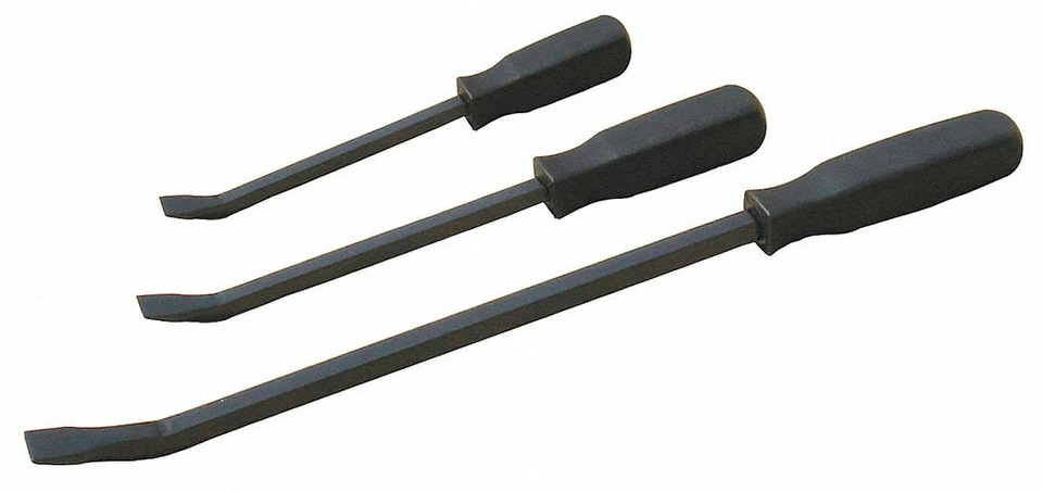 WESTWARD 31MA32 Pry Bar Curved High Carbon Steel 3pcs.