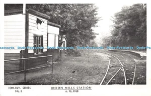 R347804 Union Mills Station I O M RLY Breese Stamp Co Serie Nr. 3 A Matthewman - Bild 1 von 4