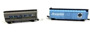 N Scale Bachmann Kraft Reefer & Anaprox 50' Boxcar - Picture 1 of 3