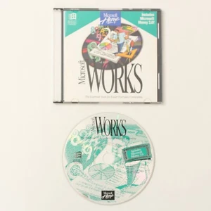 Microsoft Works (Version 3.0) & Microsoft Money 3.0 Vintage Windows PC Software - Picture 1 of 1