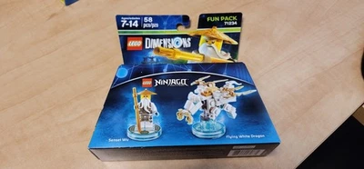 LEGO Dimensions NinjaGo Fun Pack 71234 Sensei Wu & Flying White Dragon NUEVO Foto 1 de 2