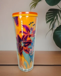 Starbucks Primavera 2022 Floral Hop Venti 24oz Vaso Mariposa NUEVO Sin Pajita - Imagen 1 de 5