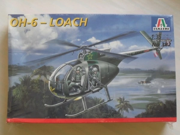 ITALERI 382 OH-6 LOACH + fotoinc. Eduard 35123 scala 1/35 (leggi descrizione) - Immagine 1 di 1