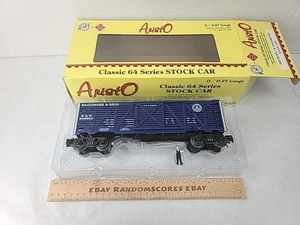 New AristO Craft O/027 Gauge 96023B Baltiomore & Ohio Stock Car B&O Classic 64 - Picture 1 of 6