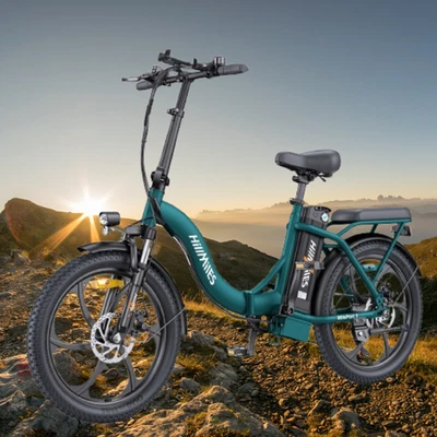 Bicicleta eléctrica Fat E-Bike de 20"" 700 W 36 V 13 AH HillMiles Mileport 1 adulto 20 MPH Foto 1 de 4