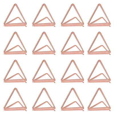 25Pcs Double Triangle Memo Clips Photo Clips Business Cards Clamps Picture Clips - Image 1 of 4