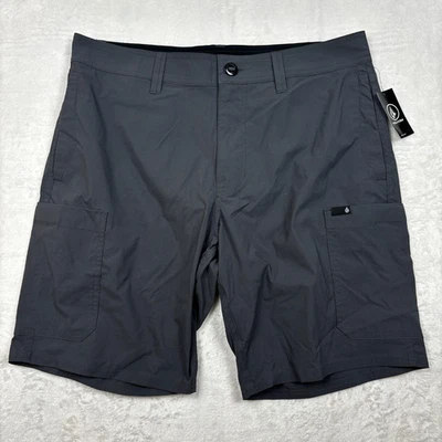 NWT Volcom True To This Hybrid Shorts Mens 32 Gray Cargo Tech Performance Chino - Image 1 of 4