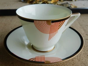 ROYAL DOULTON ART DECO, TANGO V1482 CUP AND SAUCER 1930's - Picture 1 of 10