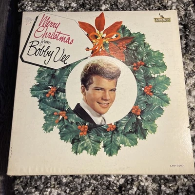 Merry Christmas From Bobby Vee LP Liberty Mono Holiday Promo - Image 1 of 4