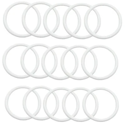 30pcs Plastic White Rings Hoops Dream Catcher Circle  for Dream Catcher Supplies - image 1 of 4
