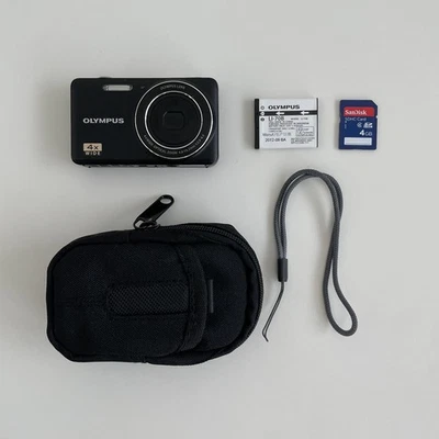 Olympus VG-150 / D-735 14.0MP Black Digital Camera | with Battery, SD Card, Case - Image 1 of 4
