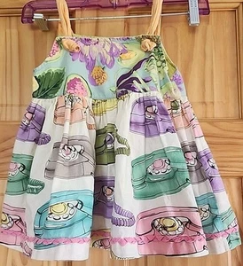 Matilda Jane Girls Size 4 Sundress, Rickback Trim, Fit & Flare, Beachy, Retro - Picture 1 of 7